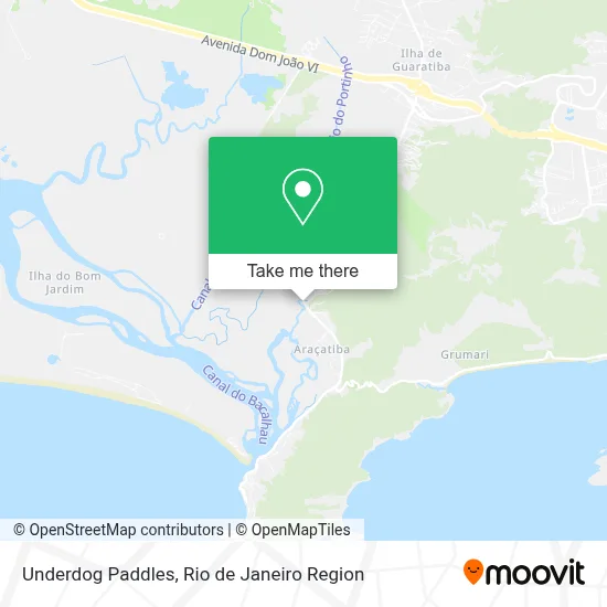 Underdog Paddles map