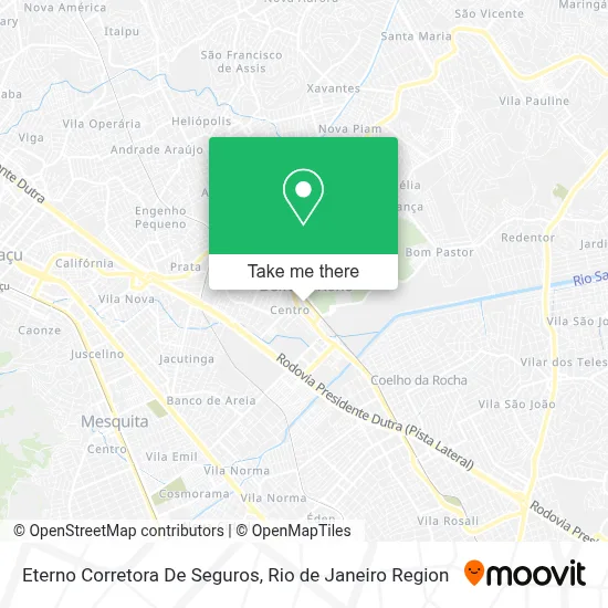 Eterno Corretora De Seguros map