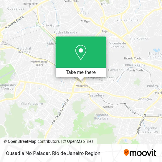 Ousadia No Paladar map