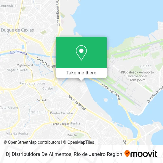 Dj Distribuidora De Alimentos map