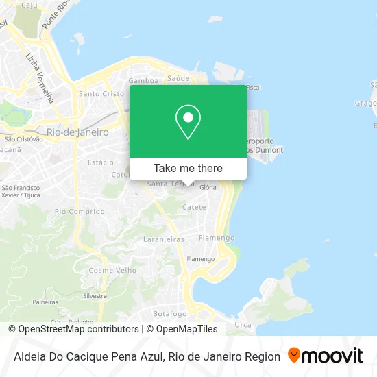 Aldeia Do Cacique Pena Azul map