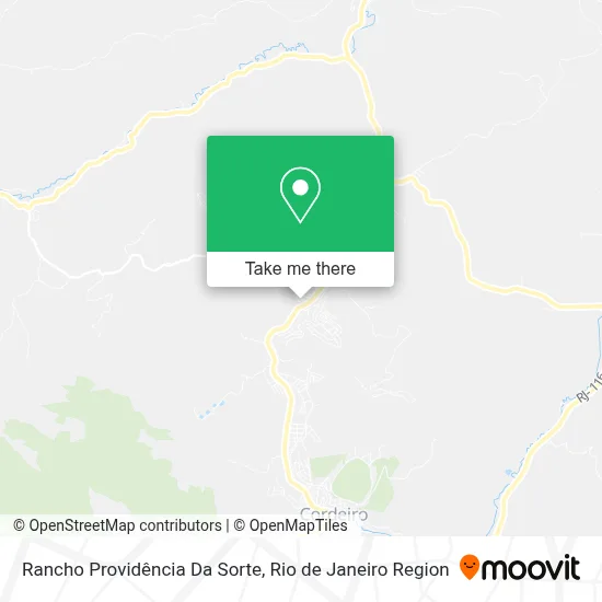 Rancho Providência Da Sorte map