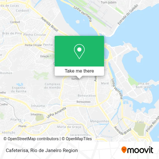 Cafeterisa map