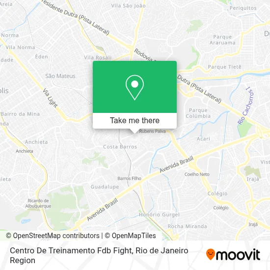 Centro De Treinamento Fdb Fight map