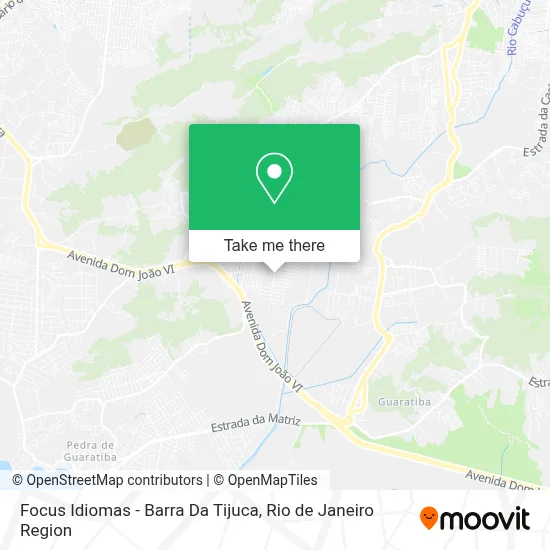 Focus Idiomas - Barra Da Tijuca map