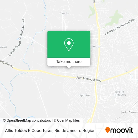 Allis Toldos E Coberturas map