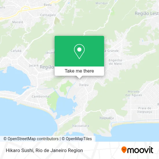 Hikaro Sushi map