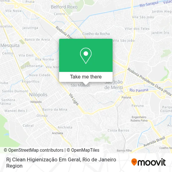 Rj Clean Higienização Em Geral map