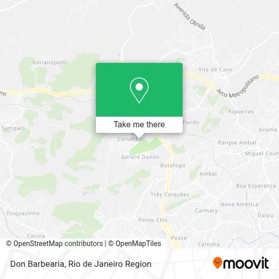 Don Barbearia map