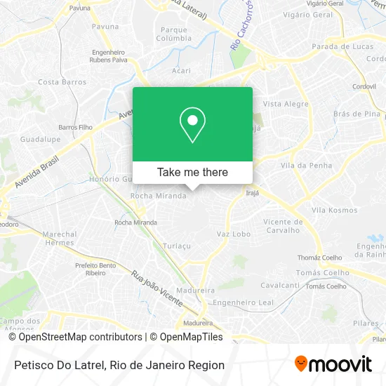 Petisco Do Latrel map