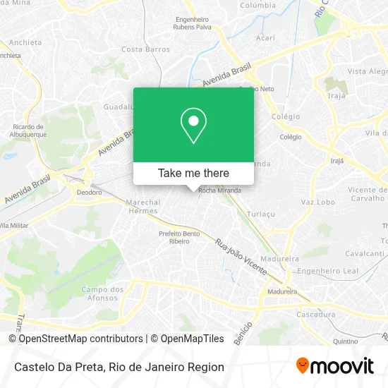 Castelo Da Preta map