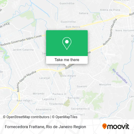 Fornecedora Frattane map