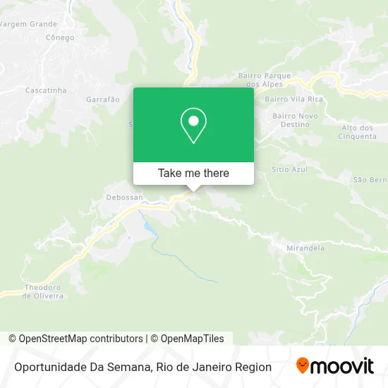 Oportunidade Da Semana map