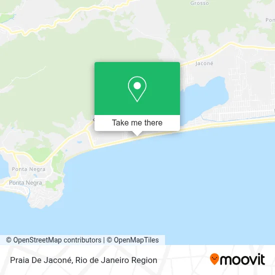 Praia De Jaconé map