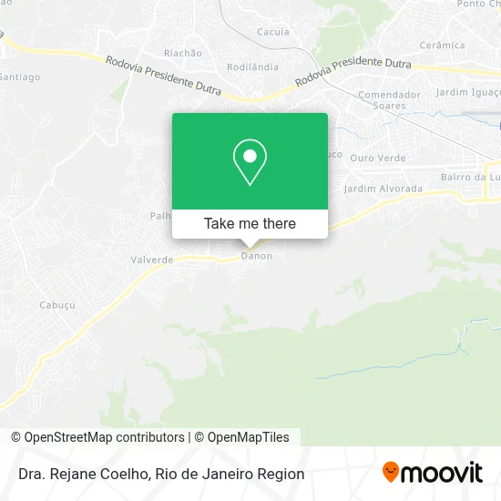 Dra. Rejane Coelho map