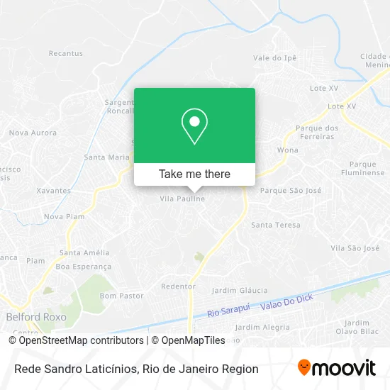 Rede Sandro Laticínios map
