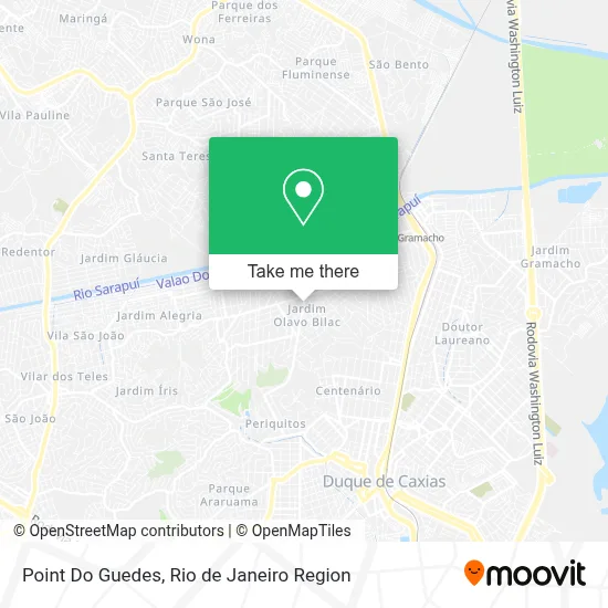 Point Do Guedes map