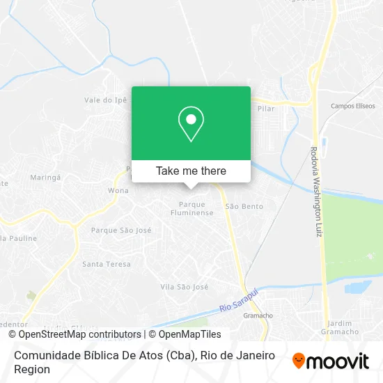 Comunidade Bíblica De Atos (Cba) map