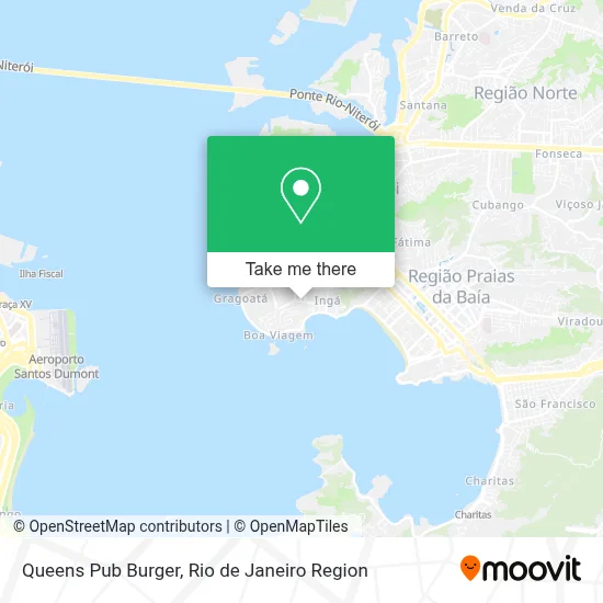 Queens Pub Burger map