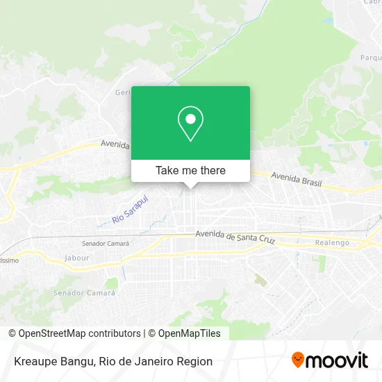 Kreaupe Bangu map
