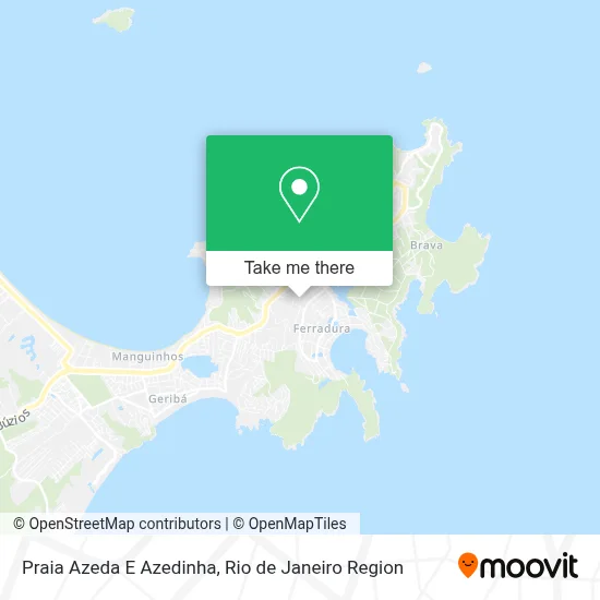 Praia Azeda E Azedinha map
