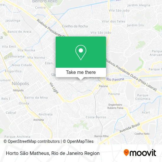Horto São Matheus map