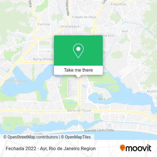 Fechada 2022 - Ayr map