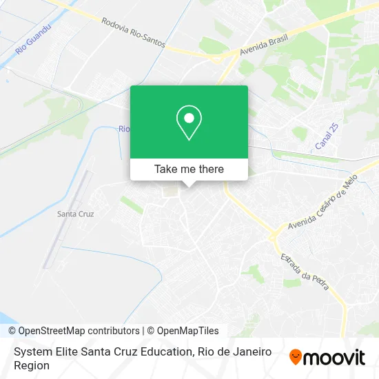 System Elite Santa Cruz Education map
