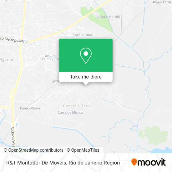R&T Montador De Moveis map
