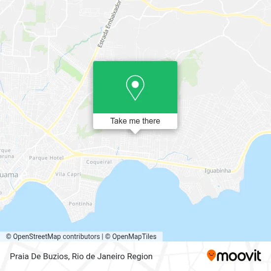 Praia De Buzios map