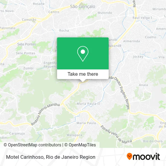 Motel Carinhoso map