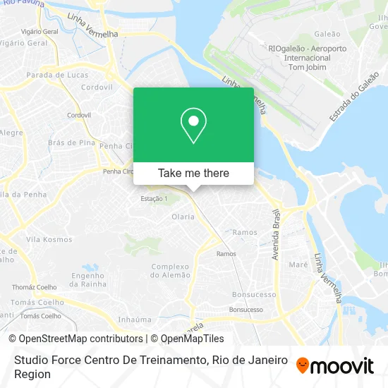 Studio Force Centro De Treinamento map