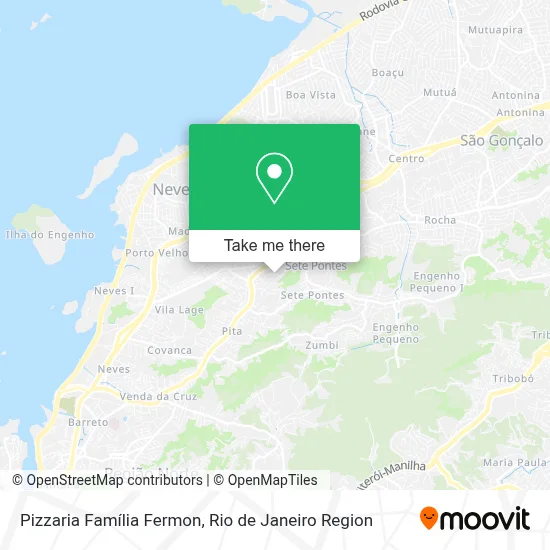 Pizzaria Família Fermon map