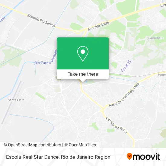 Escola Real Star Dance map