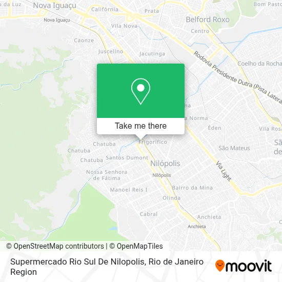 Supermercado Rio Sul De Nilopolis map