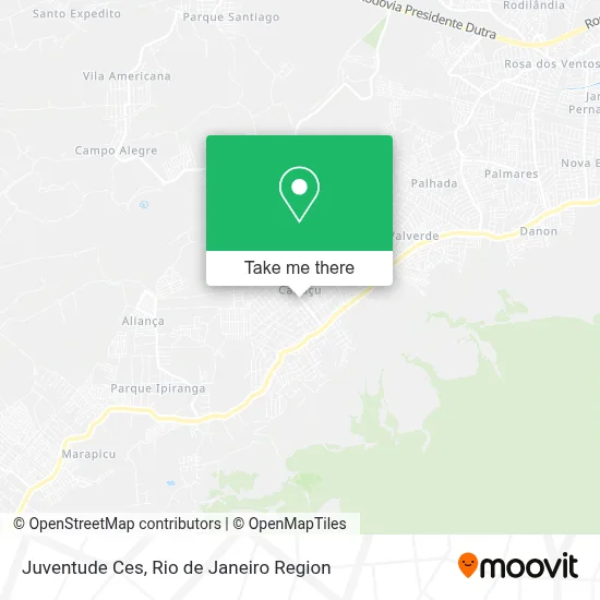 Juventude Ces map