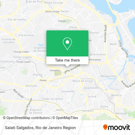 Salati Salgados map