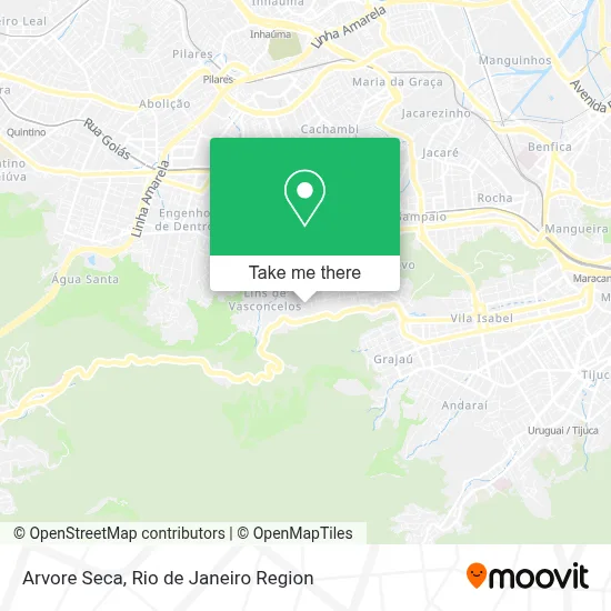 Arvore Seca map