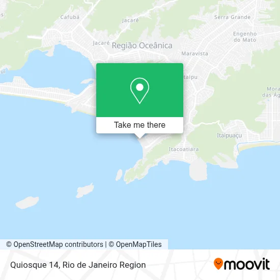 Quiosque 14 map