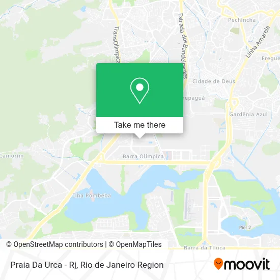 Praia Da Urca - Rj map
