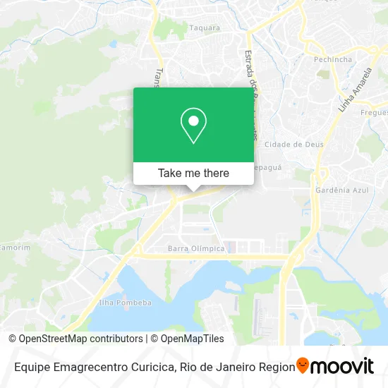 Equipe Emagrecentro Curicica map