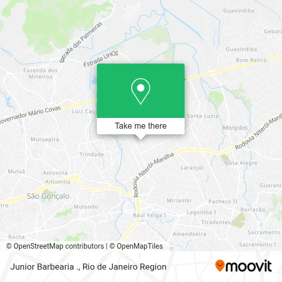 Junior Barbearia . map