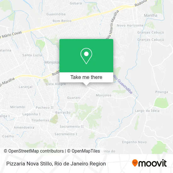 Pizzaria Nova Stillo map