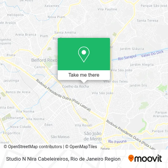 Studio N Nira Cabeleireiros map