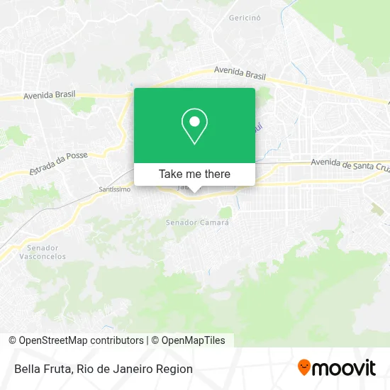 Bella Fruta map