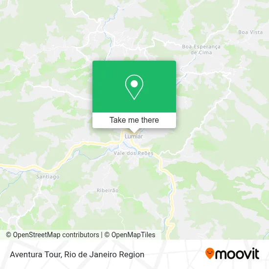 Aventura Tour map