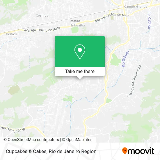Cupcakes & Cakes map