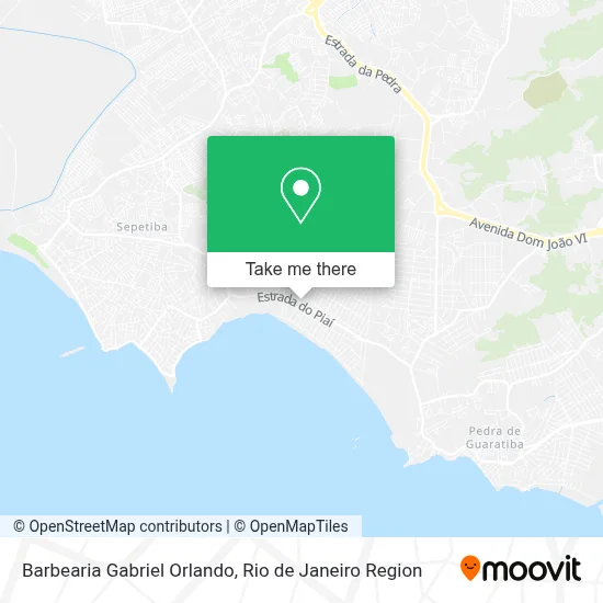 Barbearia Gabriel Orlando map