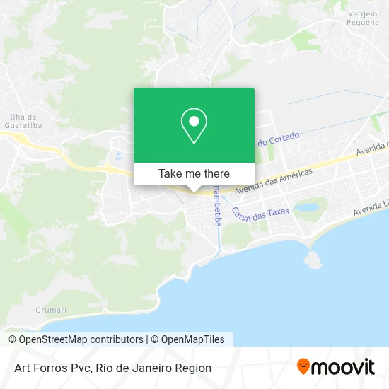 Art Forros Pvc map
