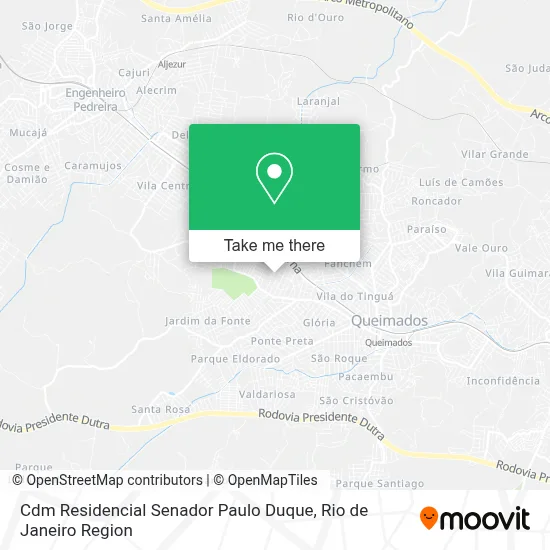 Cdm Residencial Senador Paulo Duque map